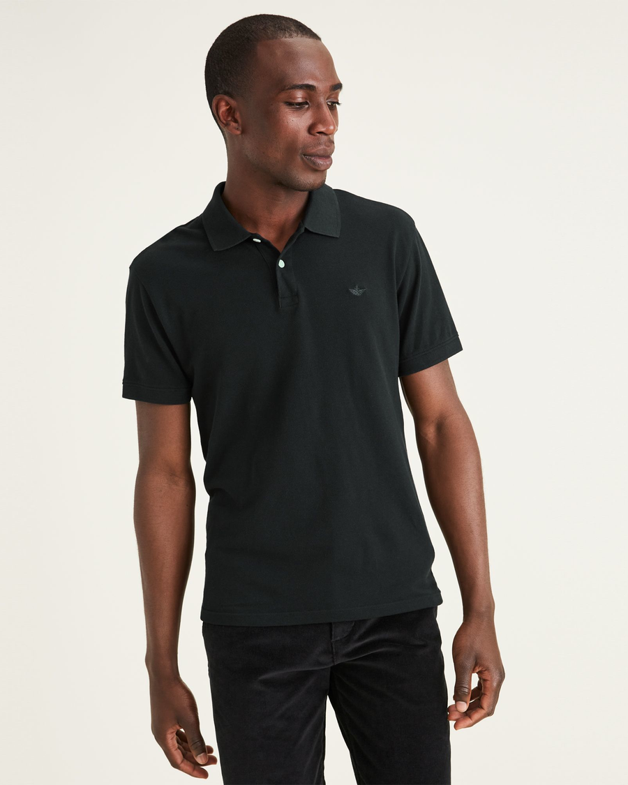 (image for) Chic Rib Collar Polo (Big and Tall)